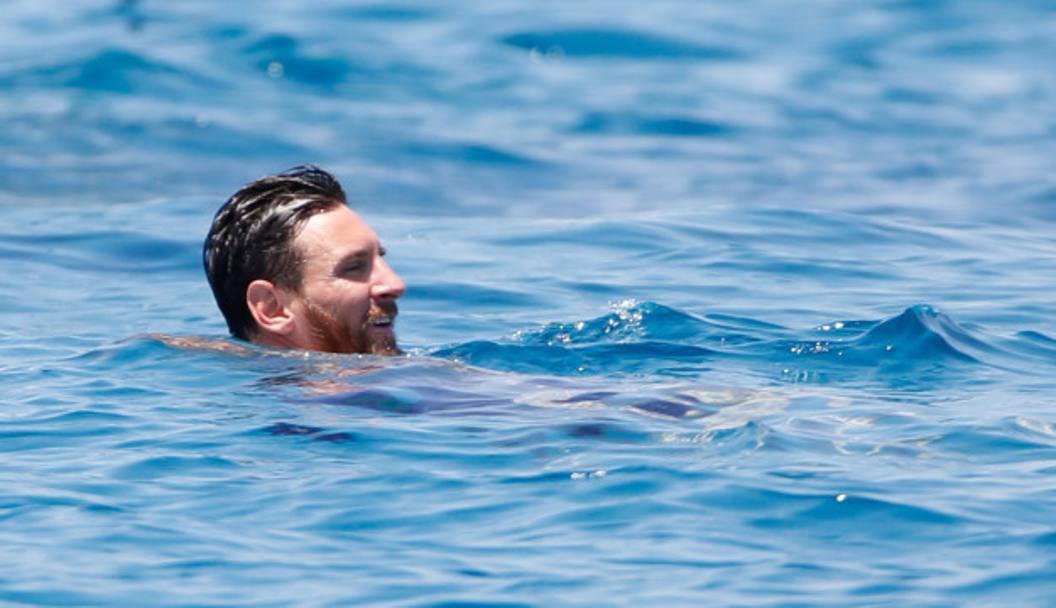 Messi in vacanza ad Ibiza